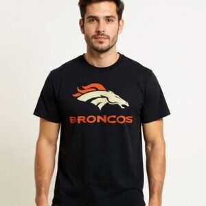 Bronco Pride: Blue Short Sleeve Denver Broncos Tee for True Fans